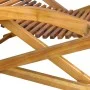 Tumbona de jardín con reposapiés de madera maciza de acacia de vidaXL, Tumbonas - Ref: Foro24-41806, Precio: 93,85 €, Descuen...
