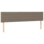Headboard with LED in taupe gray fabric 160x5x78/88 cm by , Headboards and footboards - Ref: Foro24-3121762, Price: 69,65 €, ...