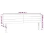Headboard with LED in taupe gray fabric 160x5x78/88 cm by , Headboards and footboards - Ref: Foro24-3121762, Price: 69,65 €, ...