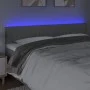 Kopfteil aus hellgrauem Stoff mit LED 200x5x78/88 cm von , Kopf- und Fußteile - Ref: Foro24-3121872, Preis: 61,42 €, Rabatt: %