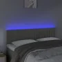 Light gray velvet headboard with LED 144x5x78/88 cm by , Headboards and footboards - Ref: Foro24-3121898, Price: 65,04 €, Dis...