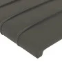 Kopfteil mit LED-Leuchten, dunkelgrauer Samt, 80 x 5 x 118/128 cm von , Kopf- und Fußteile - Ref: Foro24-3122595, Preis: 64,9...