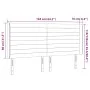 Dunkelgrünes Samtkopfteil mit LED 163x16x118/128 cm von , Kopf- und Fußteile - Ref: Foro24-3124245, Preis: 139,05 €, Rabatt: %