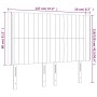 Dunkelgraues Samtkopfteil mit LED 147x16x118/128 cm von , Kopf- und Fußteile - Ref: Foro24-3124335, Preis: 129,39 €, Rabatt: %