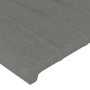 Dunkelgraues Stoffkopfteil mit LED 163x16x118/128 cm von , Kopf- und Fußteile - Ref: Foro24-3124293, Preis: 137,90 €, Rabatt: %