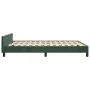 Dunkelgrüner Samtbettrahmen mit Kopfteil 140x200 cm von , Betten und Lattenroste - Ref: Foro24-3125882, Preis: 233,03 €, Raba...