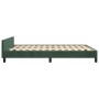 Dunkelgrüner Samtbettrahmen mit Kopfteil 140x200 cm von , Betten und Lattenroste - Ref: Foro24-3125882, Preis: 225,48 €, Raba...
