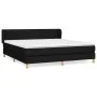 Box spring bed with black fabric mattress 160x200 cm by , Beds and slatted bases - Ref: Foro24-3126895, Price: 494,97 €, Disc...