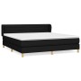 Boxspringbett mit schwarzer Stoffmatratze 160x200 cm von , Betten und Lattenroste - Ref: Foro24-3126895, Preis: 532,11 €, Rab...