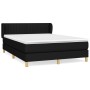 Boxspringbett mit schwarzer Stoffmatratze 140x200 cm von , Betten und Lattenroste - Ref: Foro24-3126967, Preis: 468,10 €, Rab...