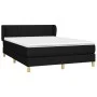 Box spring bed with black fabric mattress 140x190 cm by , Beds and slatted bases - Ref: Foro24-3126959, Price: 460,88 €, Disc...