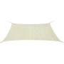 Rectangular HDPE sail awning 2x4m cream by vidaXL, Umbrellas - Ref: Foro24-42288, Price: 34,26 €, Discount: %