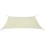 Rectangular HDPE sail awning 2x4m cream by vidaXL, Umbrellas - Ref: Foro24-42288, Price: 27,99 €, Discount: %