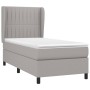 Boxspringbett mit hellgrauer Stoffmatratze 100x200 cm von , Betten und Lattenroste - Ref: Foro24-3128101, Preis: 347,85 €, Ra...