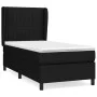Box spring bed with black fabric mattress 100x200 cm by , Beds and slatted bases - Ref: Foro24-3128103, Price: 340,17 €, Disc...