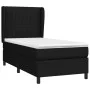 Box spring bed with black fabric mattress 100x200 cm by , Beds and slatted bases - Ref: Foro24-3128103, Price: 340,17 €, Disc...