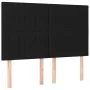 Box spring bed with black fabric mattress 140x190 cm by , Beds and slatted bases - Ref: Foro24-3128679, Price: 477,27 €, Disc...