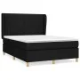 Boxspringbett mit schwarzer Stoffmatratze 140x200 cm von , Betten und Lattenroste - Ref: Foro24-3128687, Preis: 505,33 €, Rab...