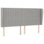Box spring bed with light gray fabric mattress 200x200 cm by , Beds and slatted bases - Ref: Foro24-3128709, Price: 642,35 €,...