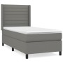 Cama box spring con colchón tela gris oscuro 80x200 cm de , Camas y somieres - Ref: Foro24-3131466, Precio: 341,05 €, Descuen...