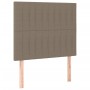 Box spring bed with taupe gray fabric mattress 80x200 cm by , Beds and slatted bases - Ref: Foro24-3131549, Price: 360,14 €, ...