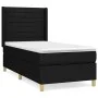 Box spring bed with black fabric mattress 80x200 cm by , Beds and slatted bases - Ref: Foro24-3132027, Price: 330,33 €, Disco...