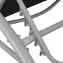 Tumbona de aluminio negro de vidaXL, Tumbonas - Ref: Foro24-42159, Precio: 133,91 €, Descuento: %