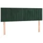 Box spring bed with mattress and LED dark green velvet 140x190cm by , Beds and slatted bases - Ref: Foro24-3134522, Price: 45...