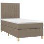 Boxspringbett mit Matratze und taupegrauen LED-Leuchten 80x200 cm von , Betten und Lattenroste - Ref: Foro24-3135553, Preis: ...