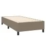 Box spring bed with taupe gray fabric mattress 80x200 cm by , Beds and slatted bases - Ref: Foro24-3136713, Price: 376,01 €, ...