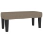 Box spring bed with taupe gray fabric mattress 80x200 cm by , Beds and slatted bases - Ref: Foro24-3136713, Price: 382,84 €, ...