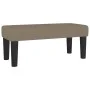 Box spring bed with taupe gray fabric mattress 80x200 cm by , Beds and slatted bases - Ref: Foro24-3136713, Price: 376,01 €, ...