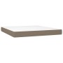 Boxspringbett mit taupegrauer Stoffmatratze 160x200 cm von , Betten und Lattenroste - Ref: Foro24-3136689, Preis: 645,83 €, R...
