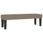 Box spring bed with taupe gray fabric mattress 160x200 cm by , Beds and slatted bases - Ref: Foro24-3136689, Price: 665,97 €,...