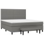Boxspringbett mit dunkelgrauer Stoffmatratze 160x200 cm von , Betten und Lattenroste - Ref: Foro24-3136766, Preis: 618,03 €, ...