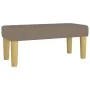 Cama box spring con colchón tela gris taupe 80x200 cm de , Camas y somieres - Ref: Foro24-3137273, Precio: 358,80 €, Descuent...
