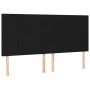 Box spring bed with black fabric mattress 200x200 cm by , Beds and slatted bases - Ref: Foro24-3137343, Price: 725,96 €, Disc...