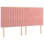 Box spring bed with pink velvet mattress 180x200 cm by , Beds and slatted bases - Ref: Foro24-3137982, Price: 590,15 €, Disco...