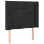 Box spring bed with mattress and LED black velvet 80x200 cm by , Beds and slatted bases - Ref: Foro24-3139591, Price: 335,94 ...