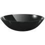 Black tempered glass sink 42 cm by vidaXL, Sinks - Ref: Foro24-142231, Price: 61,64 €, Discount: %