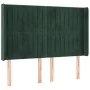 Box spring bed with mattress and LED dark green velvet 140x200cm by , Beds and slatted bases - Ref: Foro24-3139688, Price: 52...