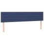 Cama box spring con colchón tela azul 160x200 cm de , Camas y somieres - Ref: Foro24-3140711, Precio: 477,67 €, Descuento: %