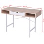 Schreibtisch mit einer Schublade aus Eiche und Weiß von vidaXL, Schreibtische - Ref: Foro24-20135, Preis: 89,59 €, Rabatt: %