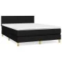 Box spring bed with black fabric mattress 140x200 cm by , Beds and slatted bases - Ref: Foro24-3140779, Price: 442,97 €, Disc...