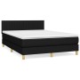 Boxspringbett mit schwarzer Stoffmatratze 140x200 cm von , Betten und Lattenroste - Ref: Foro24-3140779, Preis: 452,72 €, Rab...