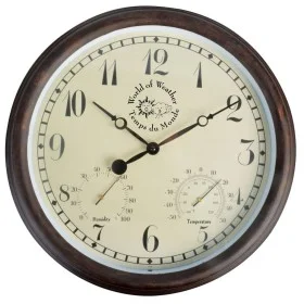 Esschert Design Clock with thermo-hygrometer 30.5 cm TF008 by Esschert Design, Watches - Ref: Foro24-411488, Price: 33,96 €, ...
