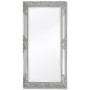 Espejo de pared estilo barroco plateado 100x50 cm de vidaXL, Espejos - Ref: Foro24-243681, Precio: 91,43 €, Descuento: %