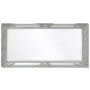 Espejo de pared estilo barroco plateado 100x50 cm de vidaXL, Espejos - Ref: Foro24-243681, Precio: 91,43 €, Descuento: %