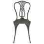 Bistro table and chairs 3 pieces cast aluminum bronze color by , Garden sets - Ref: Foro24-317753, Price: 193,78 €, Discount: %