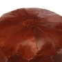 Pouf 40x35 cm genuine tan goat leather by , Ottomans - Ref: Foro24-248129, Price: 105,95 €, Discount: %